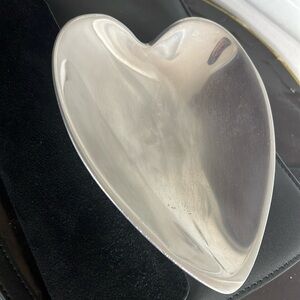 Nambe Heart #116 Silver Plated Dish from 1994 Collection